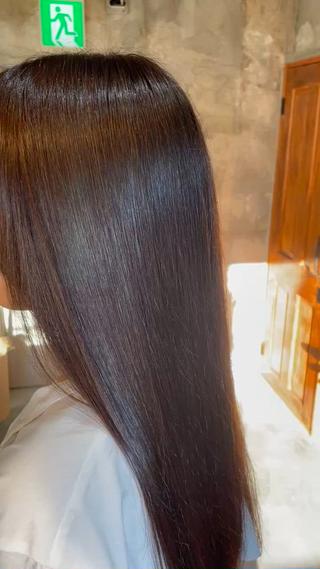 " マロンベージュ×サイエンスアクア髪質改善トリートメント
秋カラーで季節感、髪質改善で最強の髪質へ!