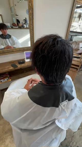 パーマ メンズ broochブローチ所属・ブリーチカラー/草薙 MARU🌼のヘアスタイル