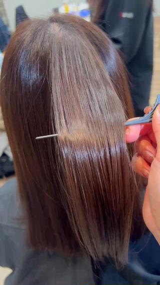 こんなにツヤサラ髪になります