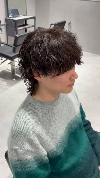 パーマ メンズ 【メンズ特化】 池田大成✂︎のヘアスタイル
