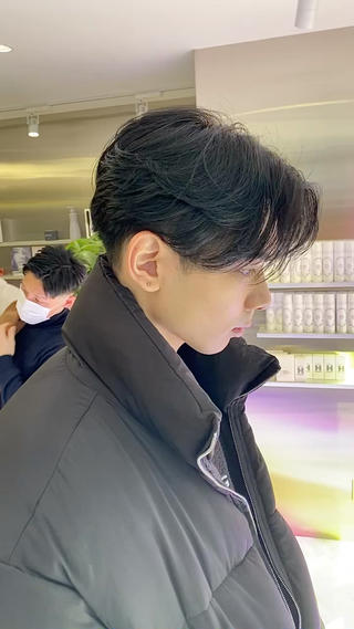 ショート パーマ メンズ シャドウパーマ/ ルーズパーマ/メンズのヘアスタイル