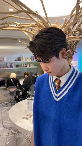 ショート パーマ メンズ シャドウパーマ/ ルーズパーマ/メンズのヘアスタイル