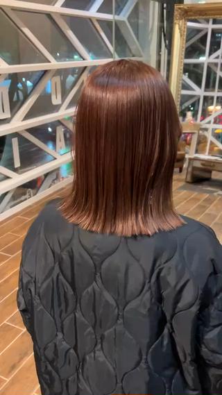 サラッサラ、艶々になるストレート施術っ 