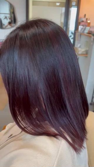 ミディアム JUNO所属・阪神西宮★JUNO 川﨑温子のヘアスタイル