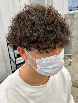 波巻きツイストスパイラルパーマ