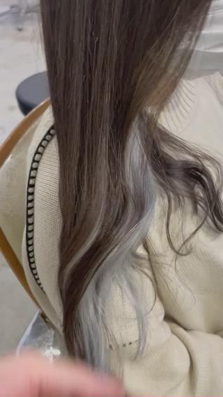 ロング 髪質改善色素改善特化 keiのヘアスタイル