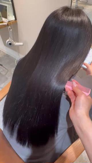 ロング 髪質改善ストレート/ 藤田和輝✨のヘアスタイル