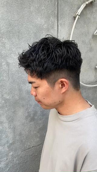 #大阪美容室#ツイストパーマ#ソフトツイスト#ツイスパ#メンズショート#ショート#アップバングショート#大阪福島#梅田 