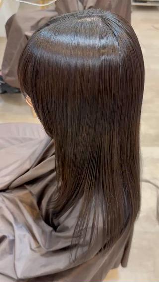 髪質改善ストレート