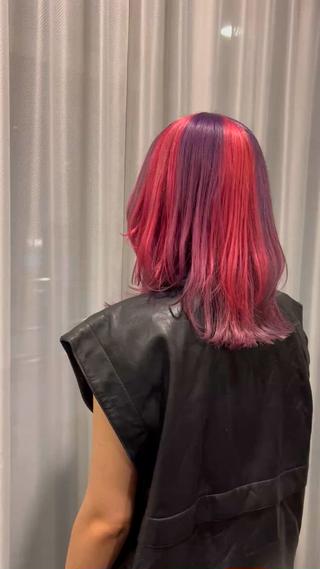 ランダムにピンクと紫を
お客様に合わせた唯一無二を作ります