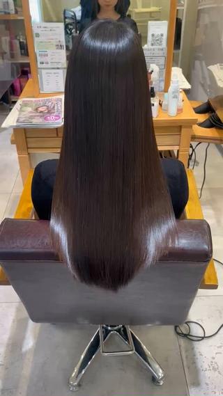 ロング パーマ BLENDby happiness所属・KAORU/絹髪 /髪質改善/奈良のヘアスタイル