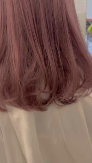 くすみピンクベージュカラー 