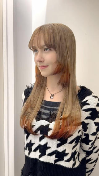 ロング 韓国ヘアメンズ・レデ ィース特化ミクのヘアスタイル