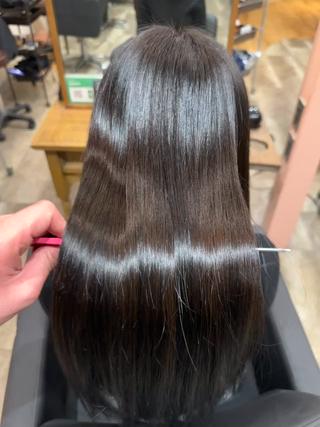 ロング Agu.店長 SAKI WADAのヘアスタイル