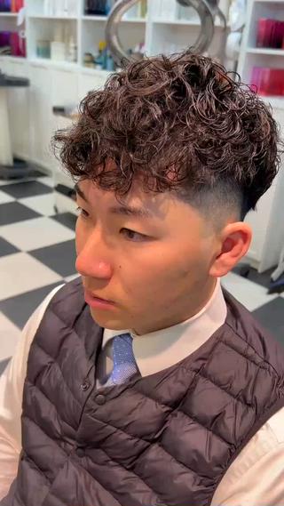 ショート パーマ メンズ 奈良/生駒/FEEL /ﾉｶﾞﾐﾄｼｷのヘアスタイル