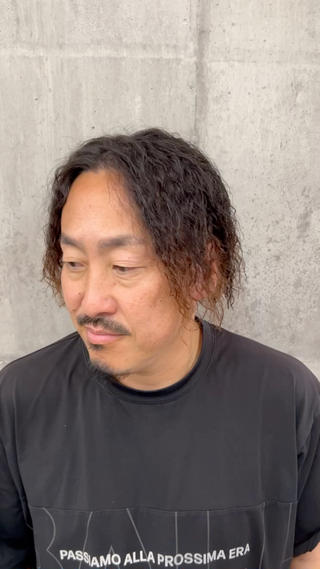 ロング パーマ メンズ 奈良/生駒/FEEL /ﾉｶﾞﾐﾄｼｷのヘアスタイル