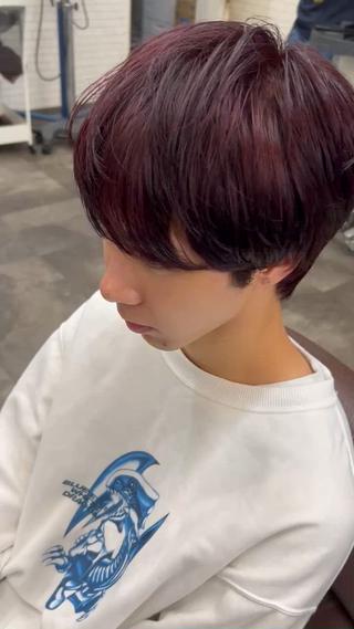 ロング カラー メンズ 奈良/生駒/FEEL /ﾉｶﾞﾐﾄｼｷのヘアスタイル