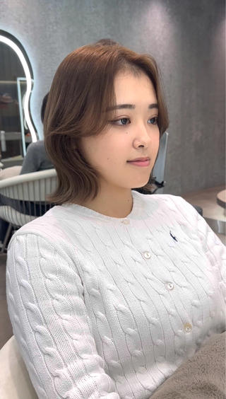 ショート ブリーチなしW🎀 髪質改善／はのんのヘアスタイル
