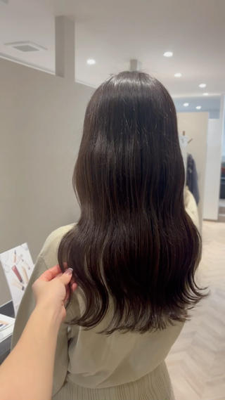 セミロング カラー 名駅/sHiHo/透 明感カラー✨🎀/のヘアスタイル