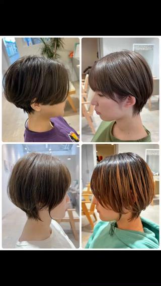 ショート 髪質改善・ クロスパーマ◎倉澤のヘアスタイル