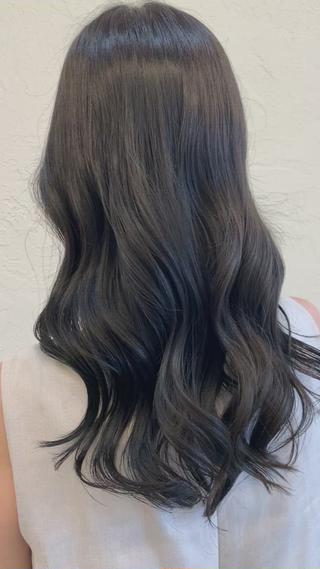 セミロング カラー 髪質改善/縮毛矯正 鈴木裕介のヘアスタイル