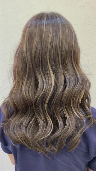 セミロング カラー 髪質改善/縮毛矯正 鈴木裕介のヘアスタイル