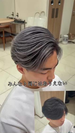 カラー メンズ 寺内 紳悟のヘアスタイル