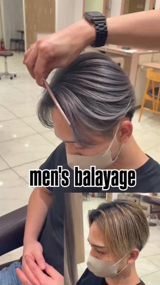 カラー メンズ 寺内 紳悟のヘアスタイル