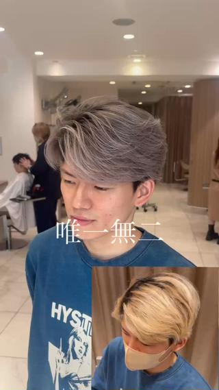 カラー メンズ 寺内 紳悟のヘアスタイル