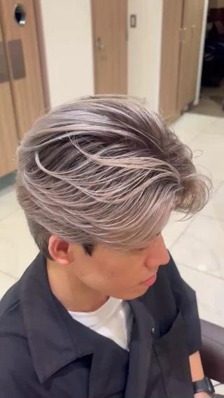 カラー メンズ 寺内 紳悟のヘアスタイル