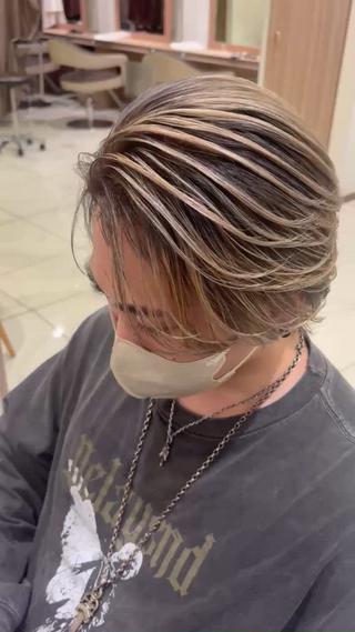 カラー メンズ 寺内 紳悟のヘアスタイル