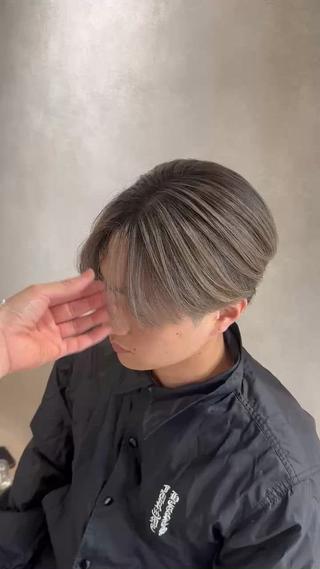 ショート GiseL 小倉所属・ジゼル小倉谷内尾祐音 ケアブリーチのヘアスタイル