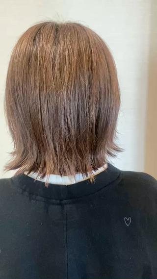 ミディアム カラー 長田 尚大のヘアスタイル