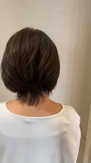 ミディアム 長田 尚大のヘアスタイル
