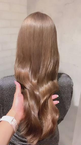 セミロング カラー 🎀レイヤー・艶カラ ー🎀YUMEKAのヘアスタイル