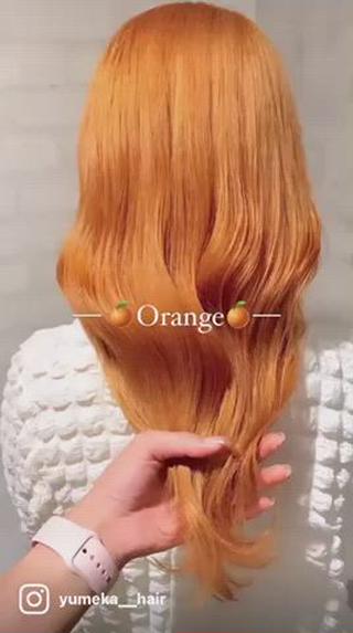ミディアム カラー 🎀レイヤー・艶カラ ー🎀YUMEKAのヘアスタイル