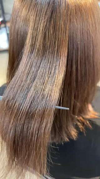 カラー miyu/ケアカラー /髪質改善のヘアスタイル