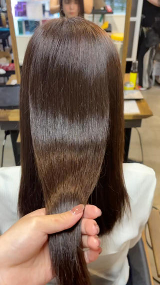 ほんのりピンクのブラウンカラー

 