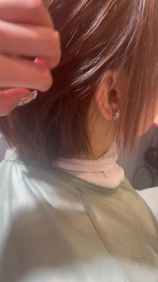 ショート 田中 志織のヘアスタイル