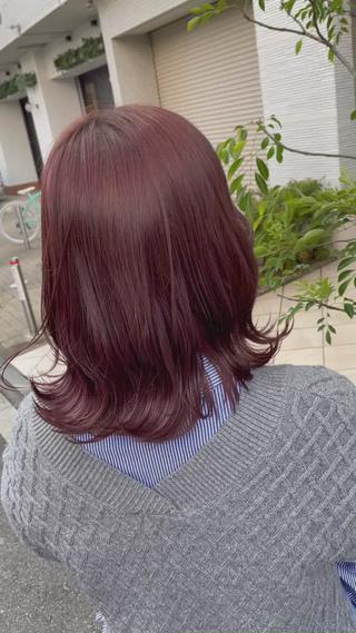 ピンクブラウン 