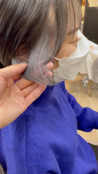 シルバーグレー
ブリーチ2〜3回以上 