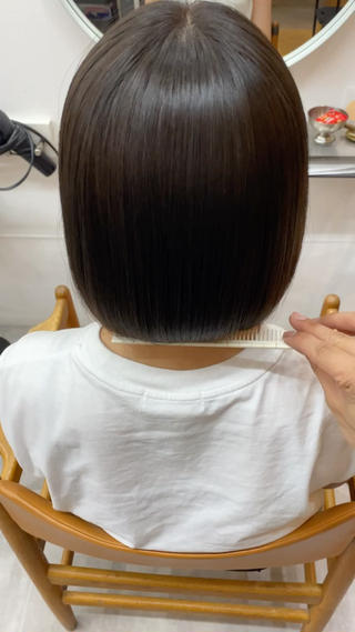 縮毛してる感がないのが酸性ストレートの特徴です 