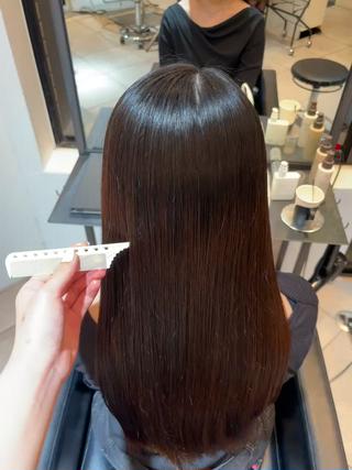 ロング 加藤 みゆのヘアスタイル