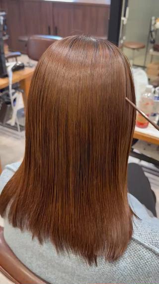 ミディアム やはらりの/ 酸性ストレートのヘアスタイル