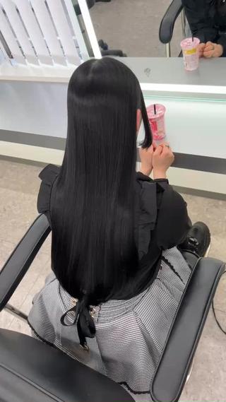 ロング カラー 髪質改善ストレート Kantaのヘアスタイル