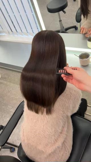 ロング カラー 髪質改善ストレート Kantaのヘアスタイル