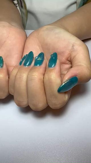 セミロング shandy nailのネイルデザイン