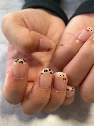 お持ち込みデザイン
キティちゃんネイル 