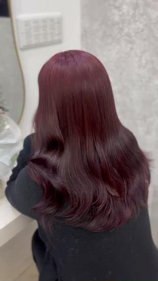 カラー elubylovis nanaseのヘアスタイル