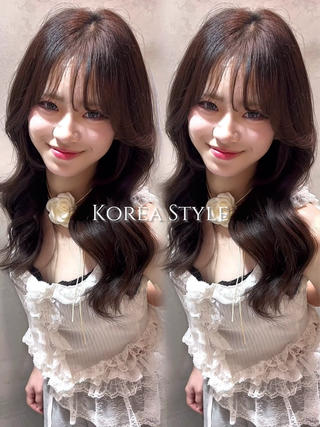 ロング Reve by lond所属・韓国レイヤー／艶髪 ／縮毛矯正／笑  璃のヘアスタイル